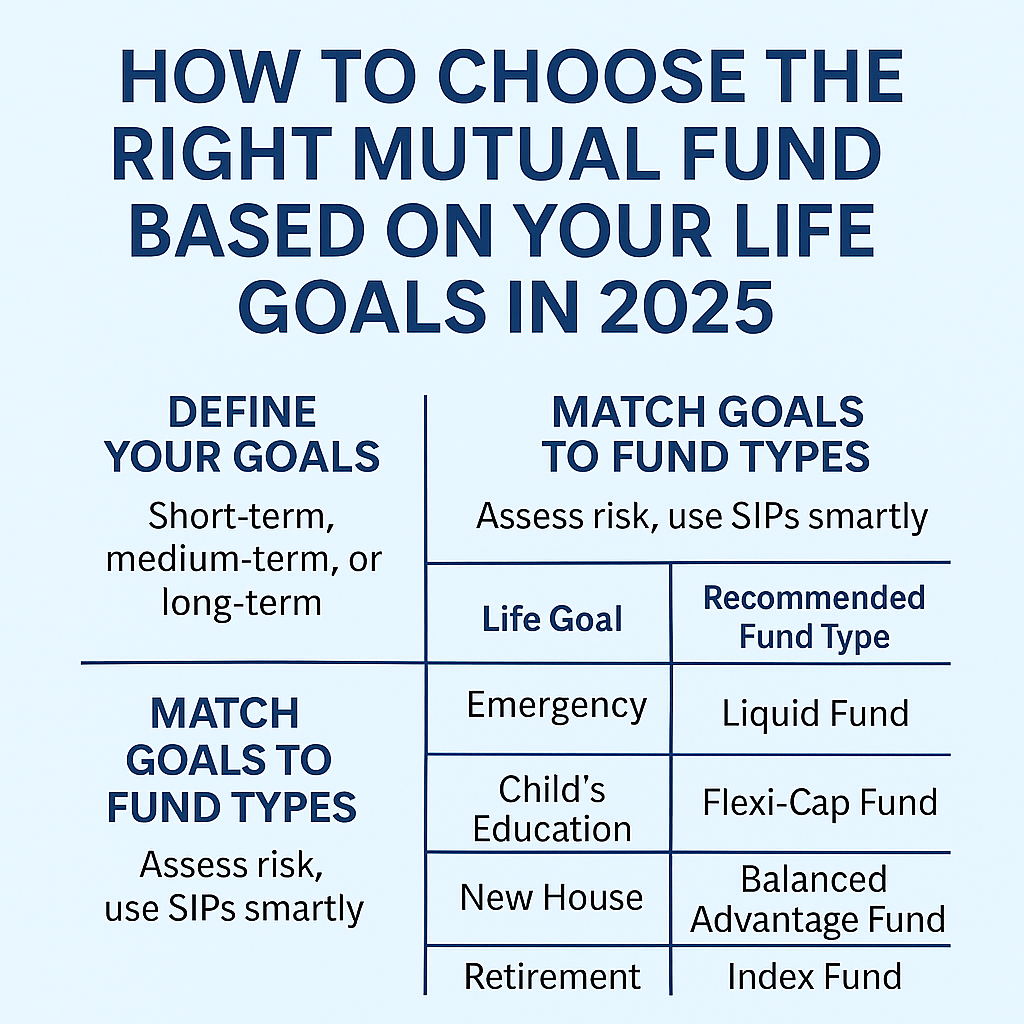How to Choose the Right Mutual Fund Based on Your Life Goals in 2025?