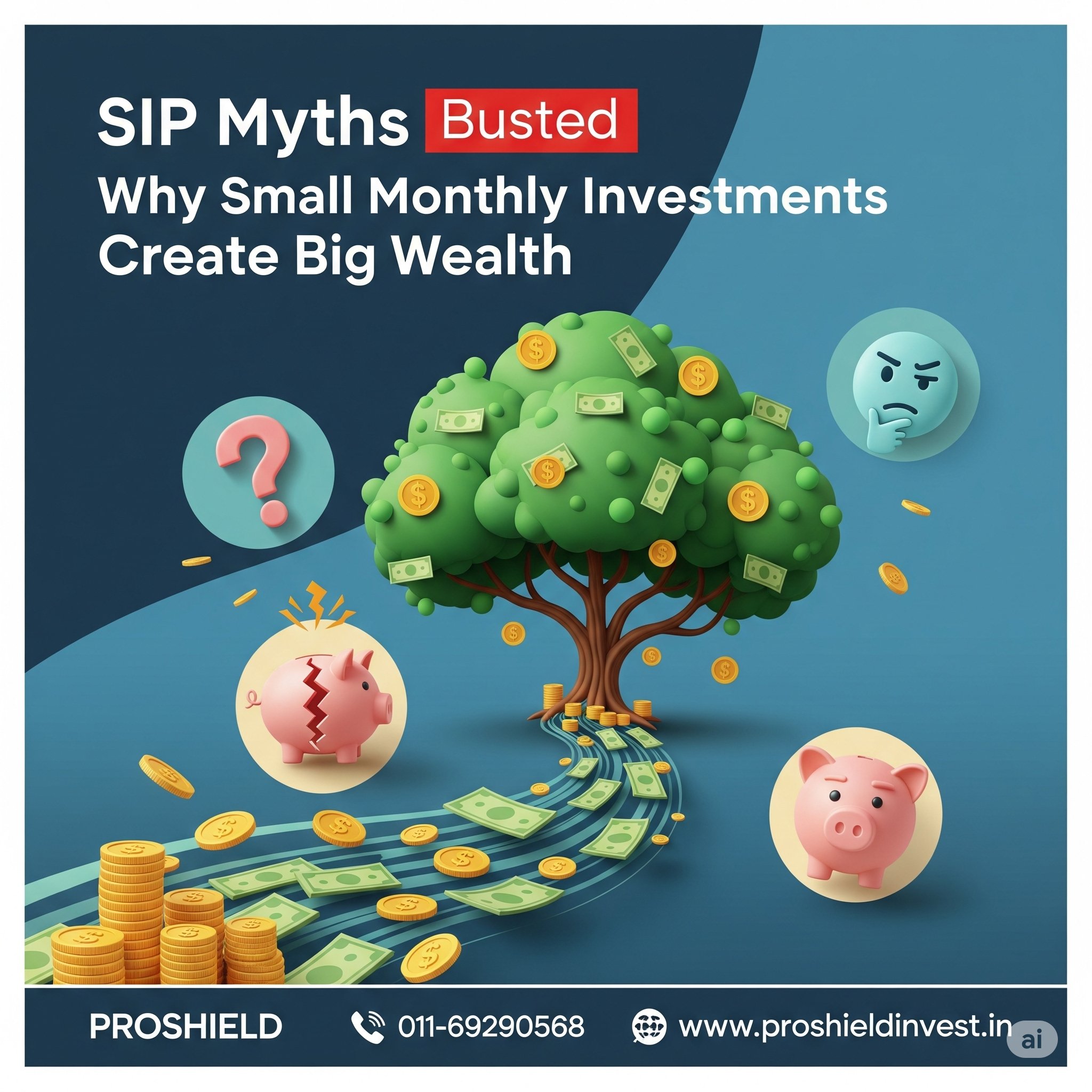 SIP Myths Busted: Why Small Monthly Investments Create Big Wealth